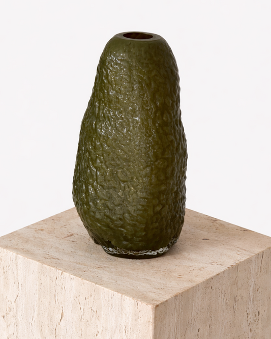 Green Textured Vase