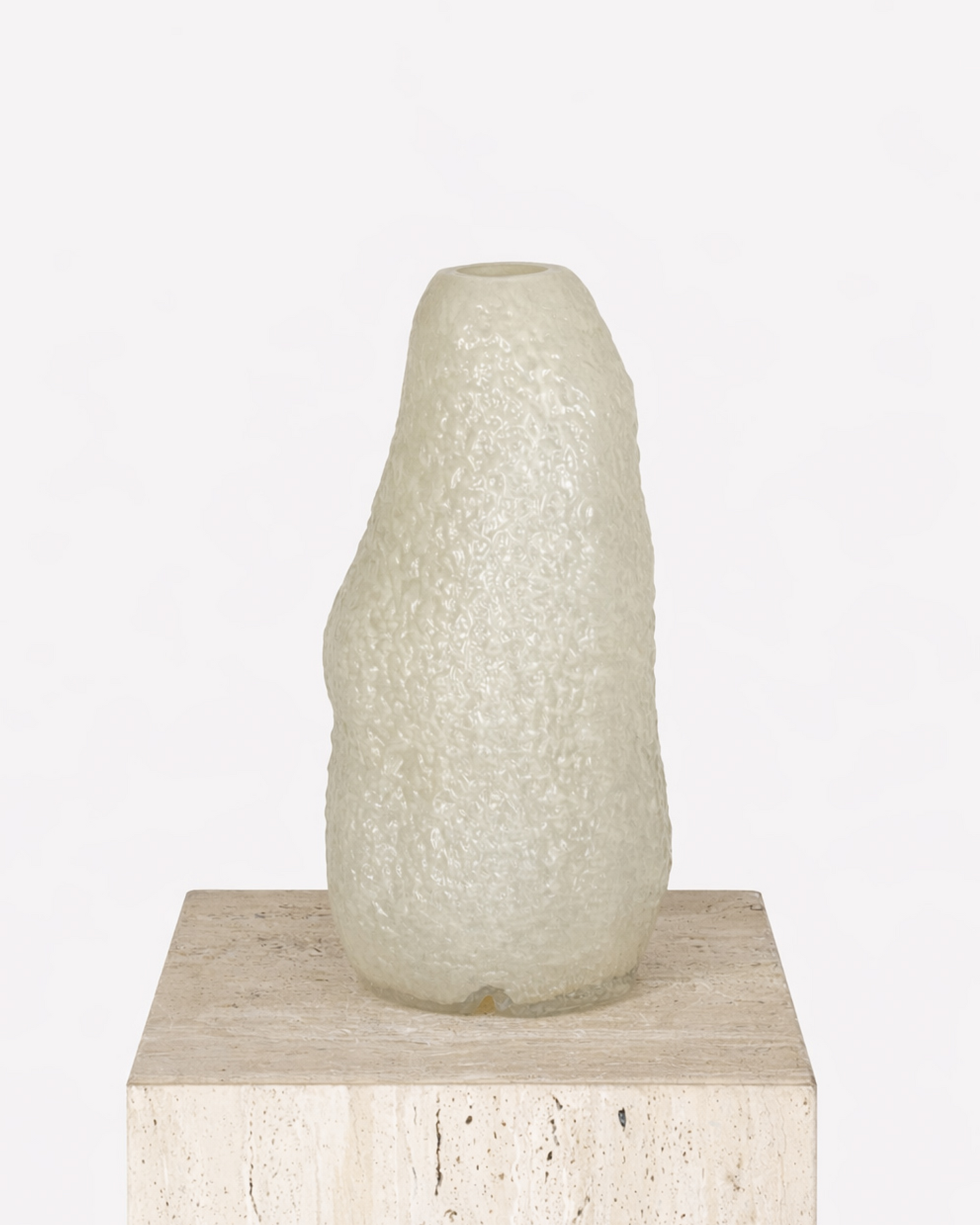 Light Yellow Textured Vase