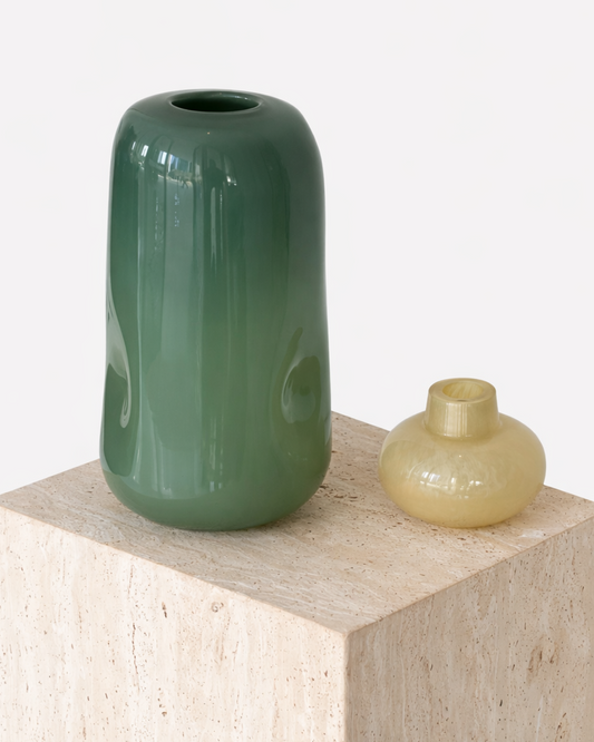 Green & Yellow Vase