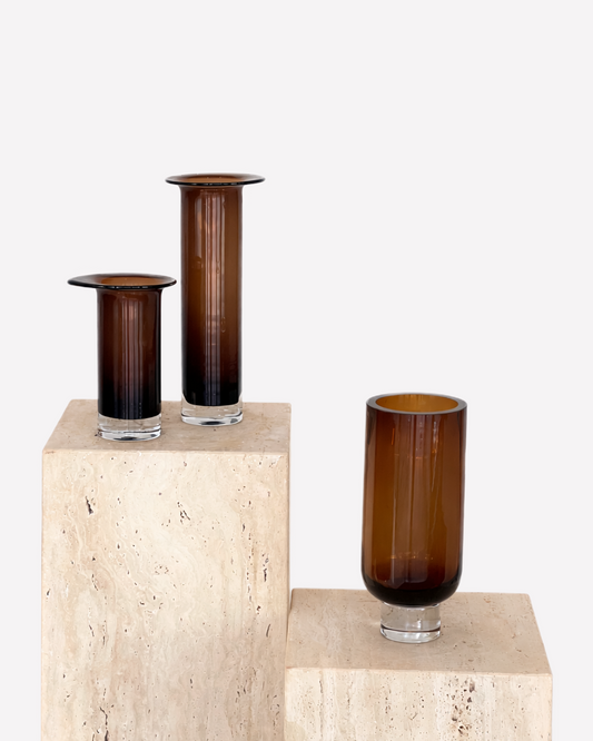 Deep Amber Vase