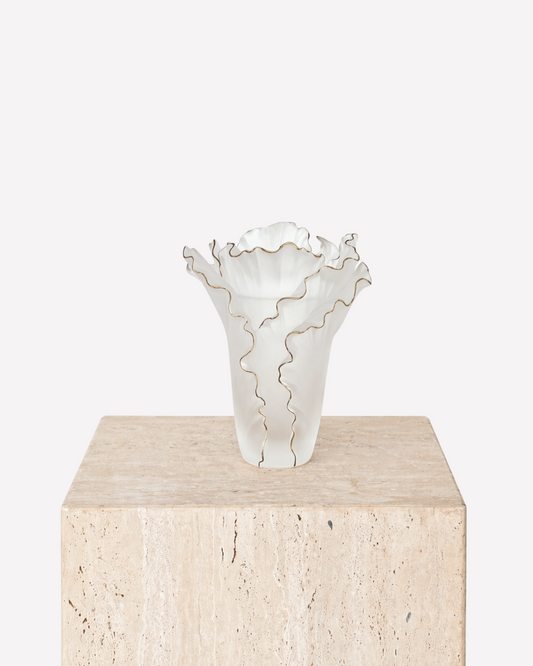 Wavy Crystal Vase